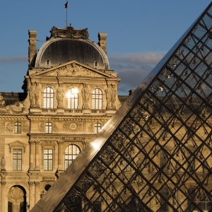reflet ; Louvre