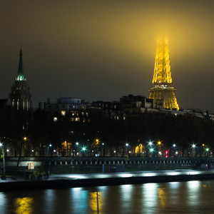 tour eiffel, Paris, nuit