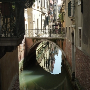 reflet, Venise, pont