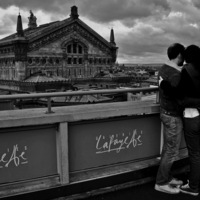 Divers;Paris, tour efeil, couple, Opéra Garnier, ciel