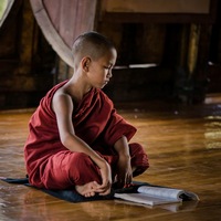 Birmanie, moine, novice, religion